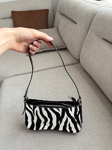 Zebra Desen Çanta