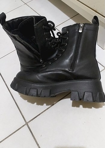 39 Beden siyah Renk Siyah Platform Kadın Bot