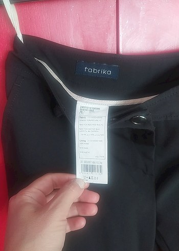 Deri detaylı Düğmeli Siyah Kadın Ofis Takım Elbise - Görsel 6