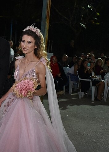 Nişan gelin tacı saç aksesuarı 