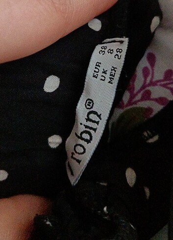 Puantiyeli beyaz benekli siyah elbise - Görsel 6