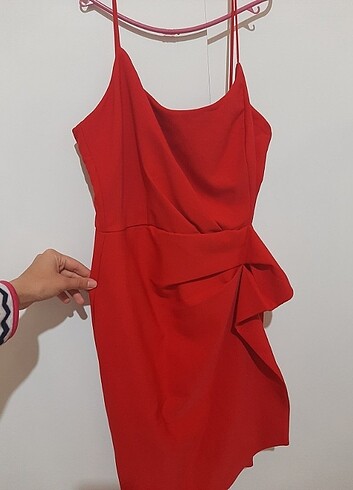 Kırmızı Abiye elbise 