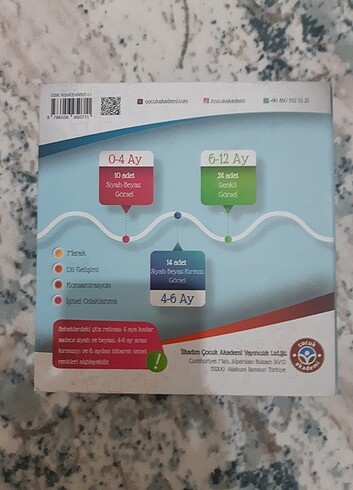 Diğer Çocuk Akademi ilkadım zeka kartları 0 -12 ay
