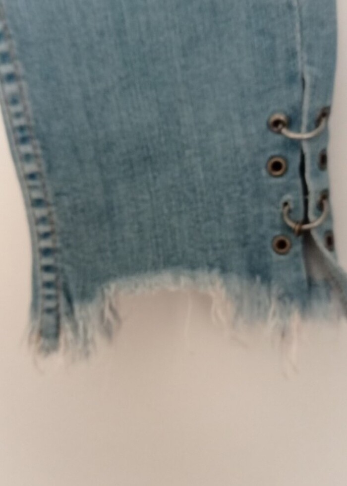 Blu jean Collezione marka s beden dar paça  - Görsel 3