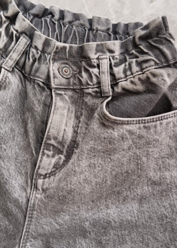 Kız çocuk mom pantolon  - Görsel 2