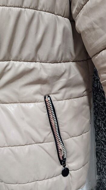 Bayan şişme mont kısa  - Görsel 2