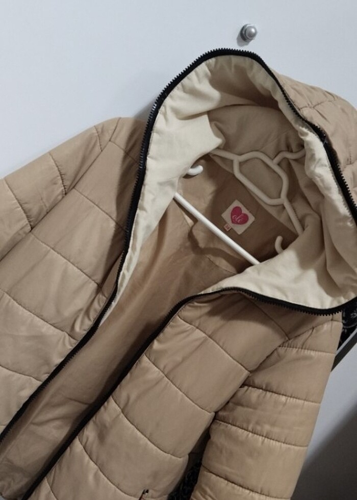 Bayan şişme mont kısa  - Görsel 3