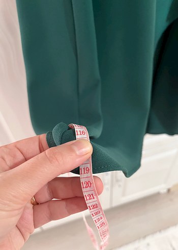 Krep tesettür ikili takım (ZÜMRÜT YEŞİLİ) - Görsel 6