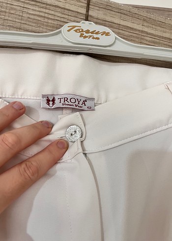 Troya kadın kumaş pantolon - Görsel 3