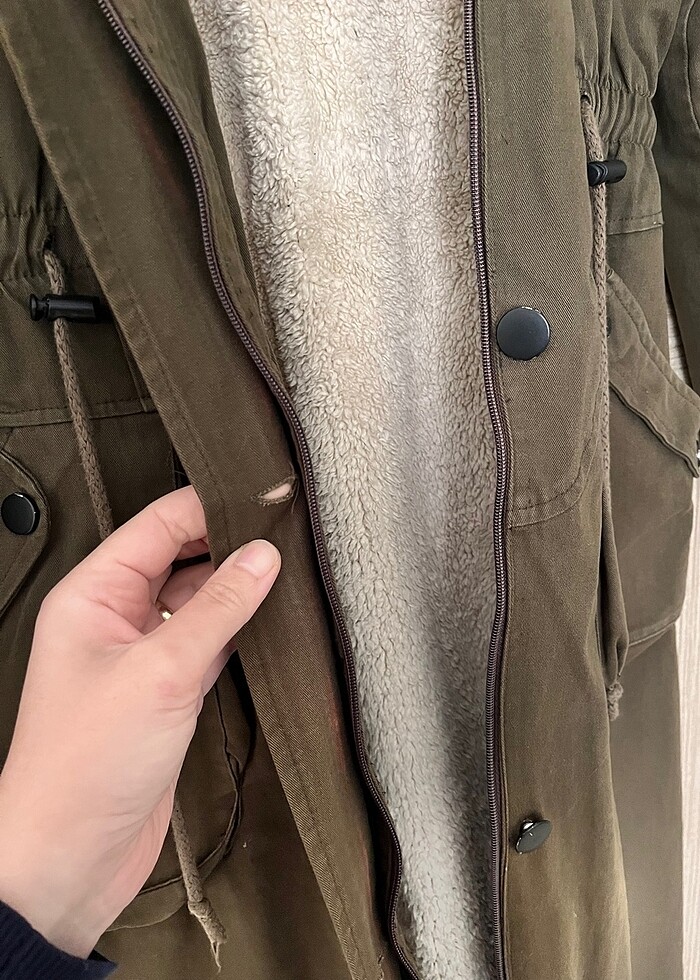 İçi yünlü kaban - Görsel 5