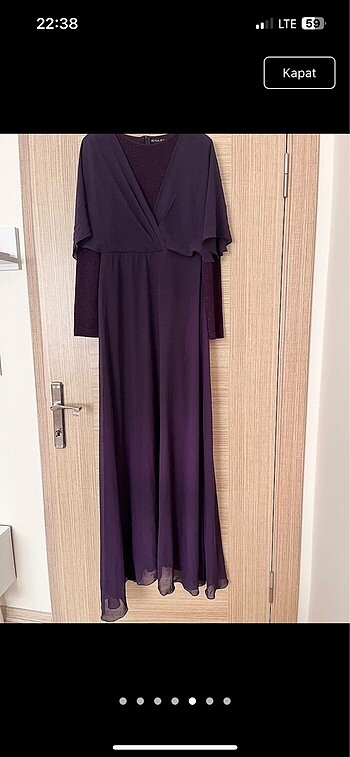 Şifon tesettür abiye - Görsel 2