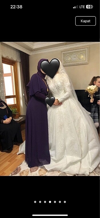 Şifon tesettür abiye - Görsel 6