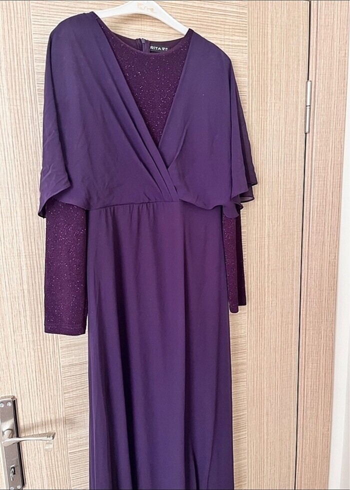 Şifon tesettür abiye - Görsel 4