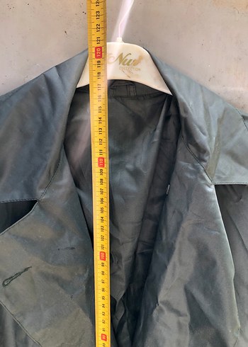 3xl Beden gri Renk Düğmeli Gri Erkek Midi Yağmurluk
