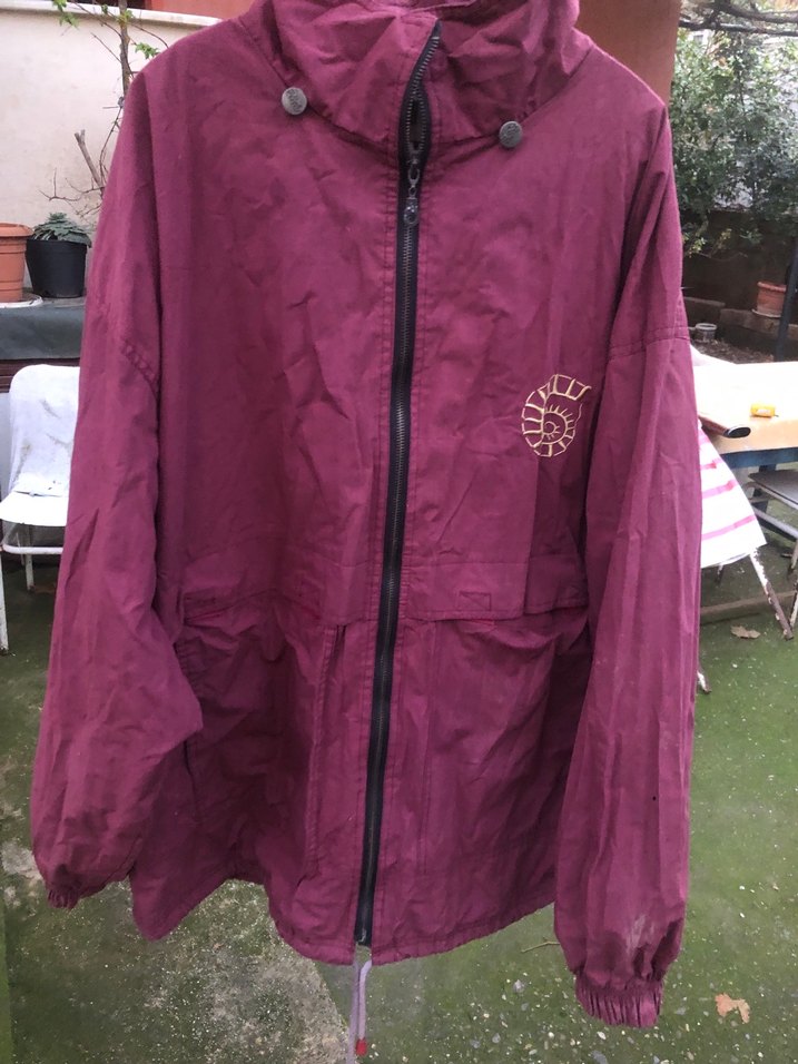 Bordo Fermuarlı Erkek mont - Görsel 2