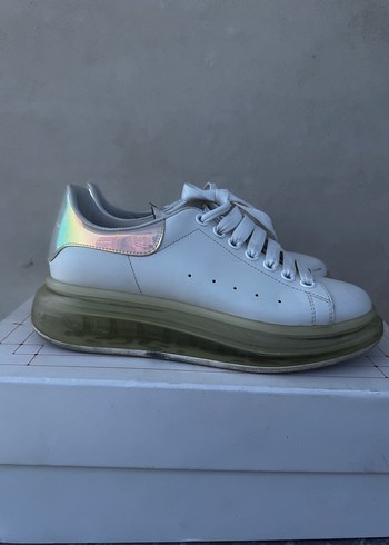 Alexander McQueen Alexander McQueen Beyaz Platform Spor Ayakkabı