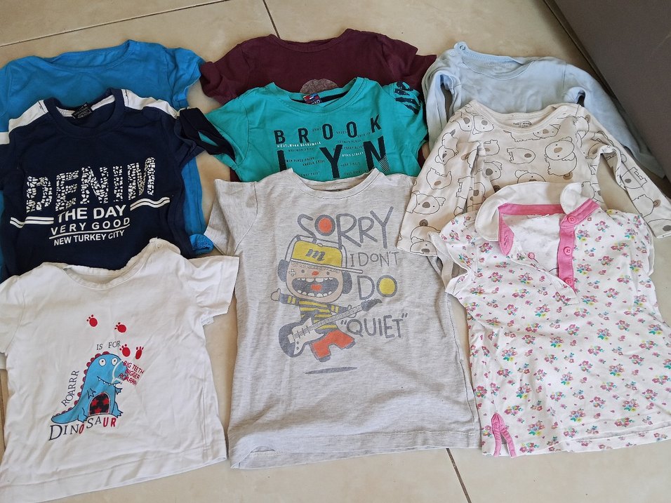 1.5 yas çocuk kıyafetleri 9 parca hepsi toplam 70 tl - Görsel 4