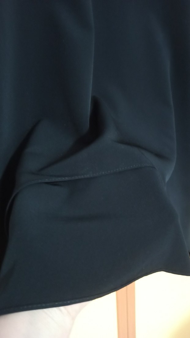 Siyah Kürklü Mini Uzun Kollu Tunik - Görsel 3