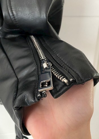 ZARA deri ceket - Görsel 5