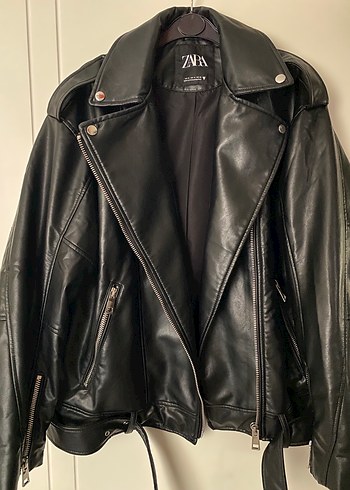 ZARA deri ceket - Görsel 3
