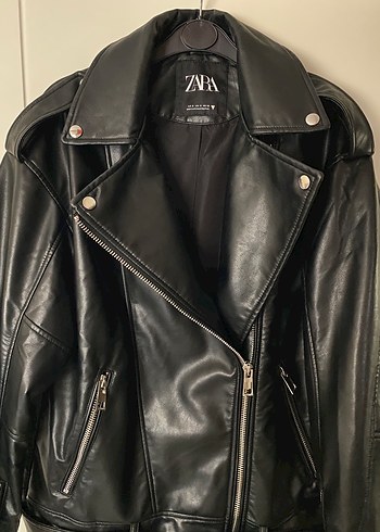 ZARA deri ceket - Görsel 2