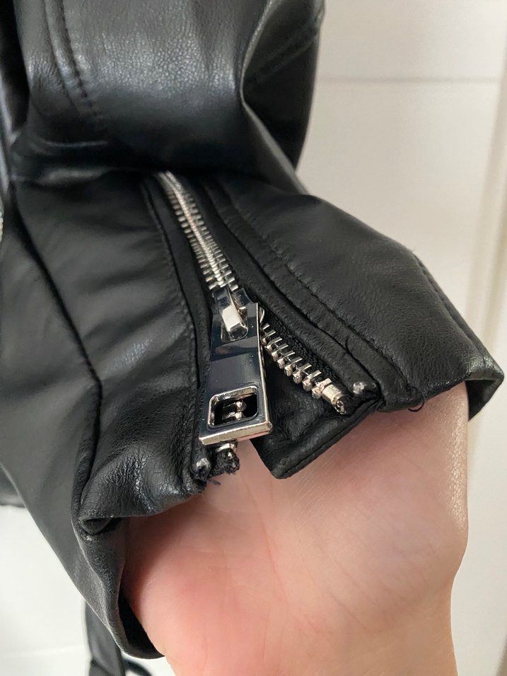 ZARA deri ceket - Görsel 5