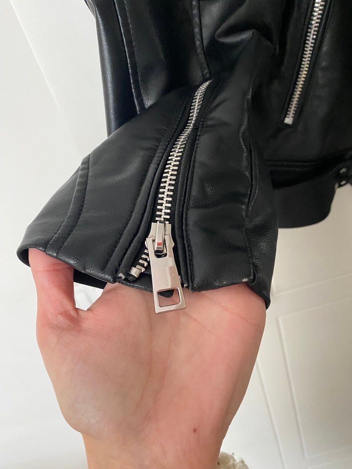 ZARA deri ceket - Görsel 4