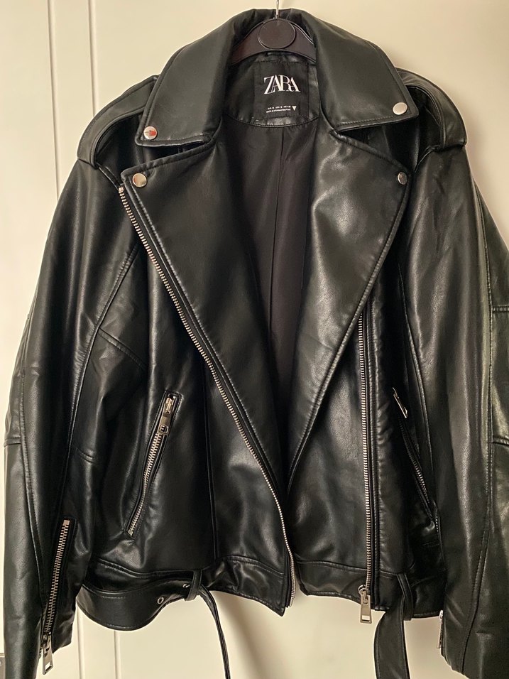 ZARA deri ceket - Görsel 3