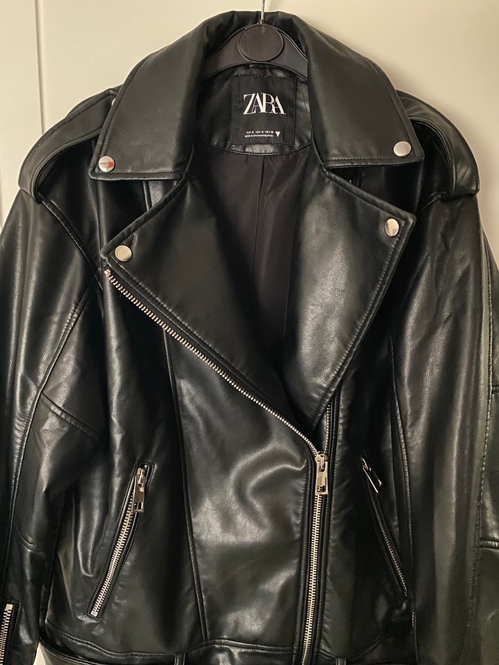 ZARA deri ceket - Görsel 2
