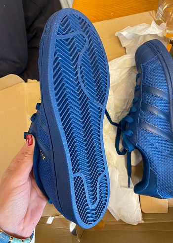 Adidas superstar Lacivert Kadın Spor Ayakkabı - Görsel 3