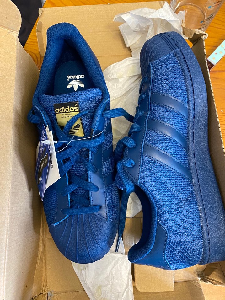 Adidas superstar Lacivert Kadın Spor Ayakkabı - Görsel 2