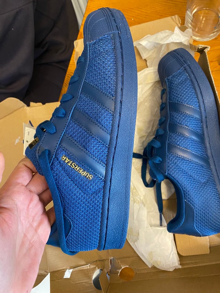 Adidas superstar Lacivert Kadın Spor Ayakkabı - Görsel 4