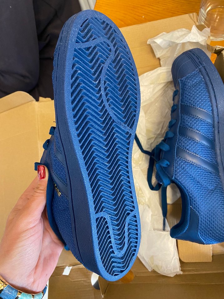 Adidas superstar Lacivert Kadın Spor Ayakkabı - Görsel 3