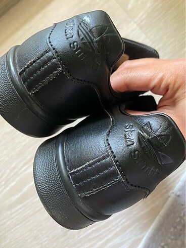 Siyah Stan Smith - Görsel 6