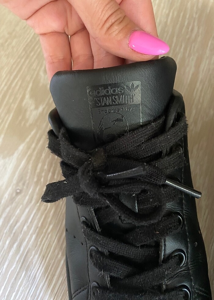 Siyah Stan Smith - Görsel 2