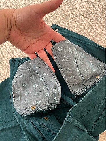 m Beden Massimo Dutti Yesil Jean