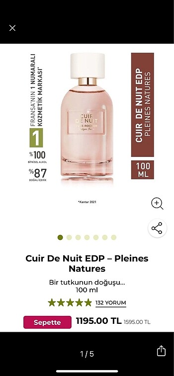 CUIR DE NUIT EDP 100 ML-SON FİYAT