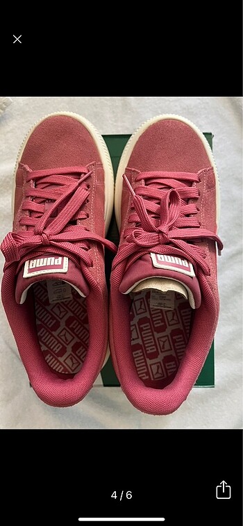 37,5 Beden pembe Renk Orijinal PUMA MAYU SUEDE