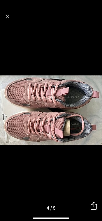 37 Beden ten rengi Renk Nautica Nubuk Sneaker orijinal