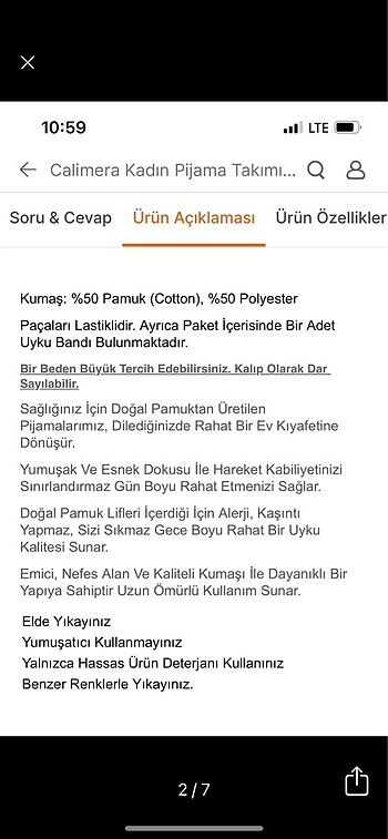 Doremi Mağaza Ürünü Pijama Takımı S/XS-Uyku Bandı HEDİYE ????