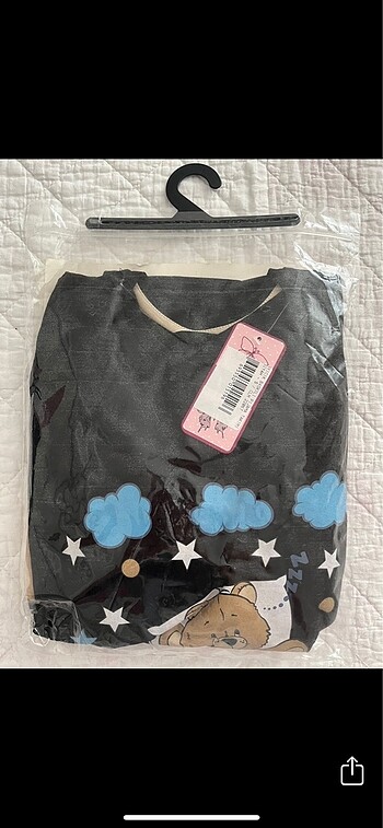 xs Beden çeşitli Renk Mağaza Ürünü Pijama Takımı S/XS-Uyku Bandı HEDİYE ????