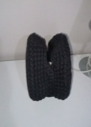 Bohem Çiçek Desenli Örgü Kapaklı canta - Görsel 2