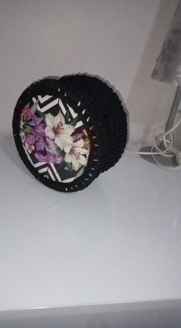 Bohem Çiçek Desenli Örgü Kapaklı canta - Görsel 3