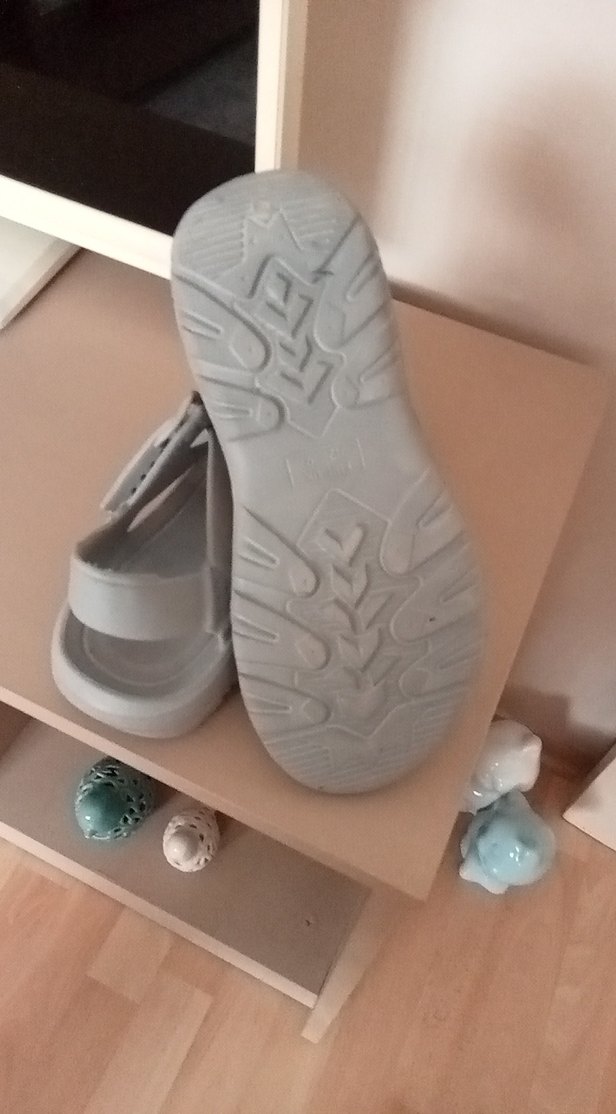 Gri Tokalı Sandalet - Görsel 5