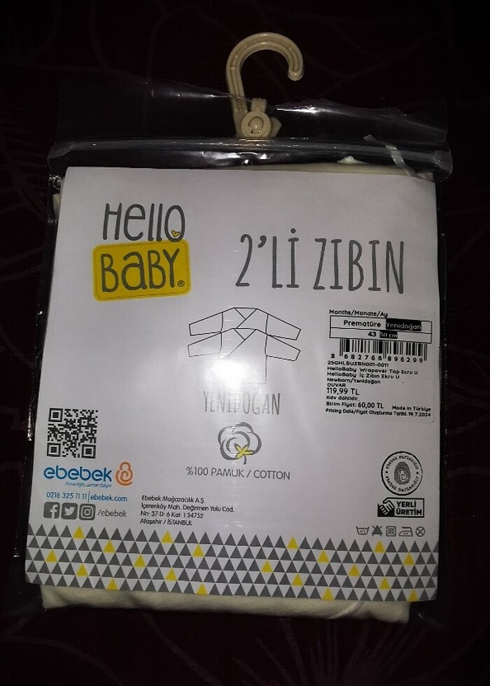 Yenidoğan prematüre zıbın - Görsel 2