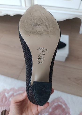 Kadın Siyah Topuklu Ayakkabı (Palet marka) - Görsel 6