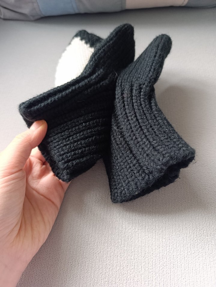 Beyaz Kalp Detaylı Sevgili/Eş eldiveni - Görsel 2