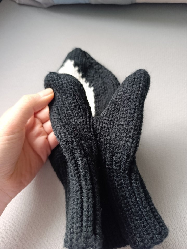 Beyaz Kalp Detaylı Sevgili/Eş eldiveni - Görsel 3