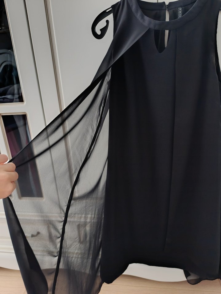 Chima siyah elbise - Görsel 2