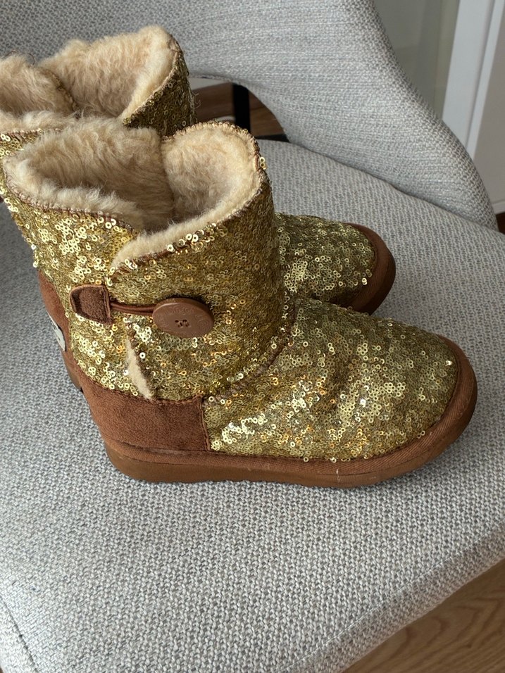 Kız Çocuk payetli bot - Görsel 4